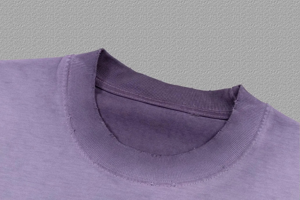 P90✨🔥 [balenciaga] 2026FW Paris luminous foam letter short-sleeved T-shirt Premium 26s double yarn 300g fabric, washed with water spray, aged and frayed, color: washed brown, washed Purple, washed Gray Size: S M L XL 2XL